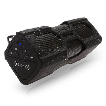 

GTIPPOR NFC Portable Speaker Waterproof Wireless Bluetooth Speaker Soundbar Built in Battery Power Bank Support For Phone PC