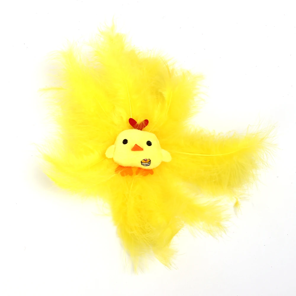 Yellow Chicken Girls Tutu Dress Kids Farm Animal Party Halloween Costume Feather Boas Children Cake Smash Photo Tulle Dress (13)