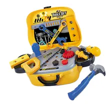 Детские пластиковые инструменты для ремонта, игровые игрушки, набор чемоданов для моделирования детей, Раннее Обучение, детские игрушки, подарки