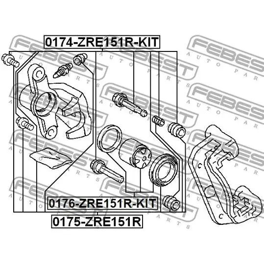 Repair kit brake caliper Ford Mondeo/Transit Ranault Ma | Автомобили и - Цена: 