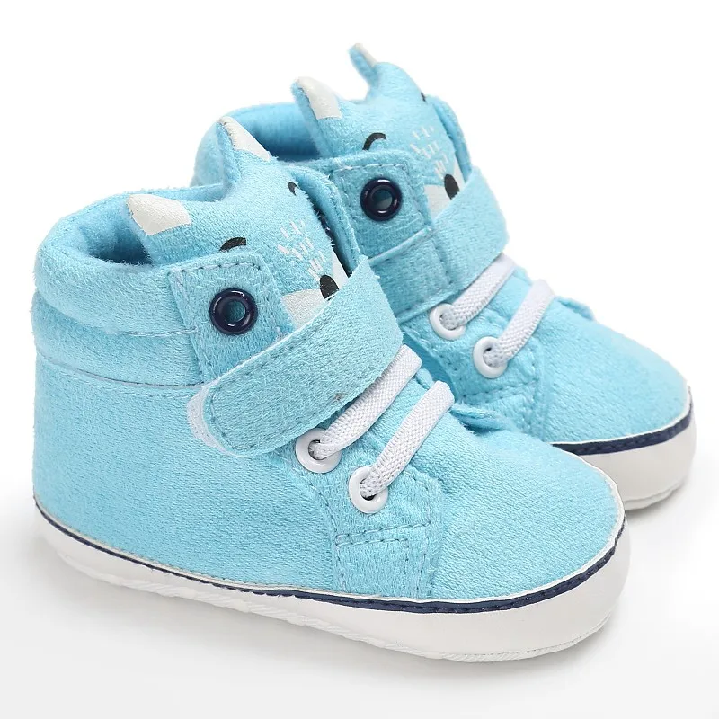 Зимняя детская обувь с высоким берцем; обувь с героями мультфильмов для новорожденных; обувь для маленьких мальчиков и девочек; обувь для первых шагов; очень теплые зимние ботинки - Цвет: L