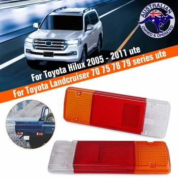 

Pair Trailers Truck Tail Light Brake Lamps Stop Turn Reverse Indicator for Toyota Land Cruiser 70 75 78 79 Series Pickup 1884-18