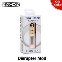 Innokin Disrupter Mod электронная сигарета 50 Вт коробка мод подходит для Innokin сотового аккумулятора 2000 мАч для начинающих электронная сигарета испаритель