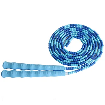 

Fat Burning Non-slip Handle Kids Adults Sports Yoga Fitness Training Soft Beaded Jumping Segmented Workout Gym Skipping Rope