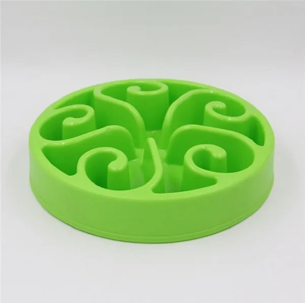 green Миска для медленной еды, медленная кормушка для собак, банные принадлежности для домашних животных, аксессуары для домашних животных, миска для медленной кормушки для кошек, домашних животных, медленная кормушка для собак - Цвет: green