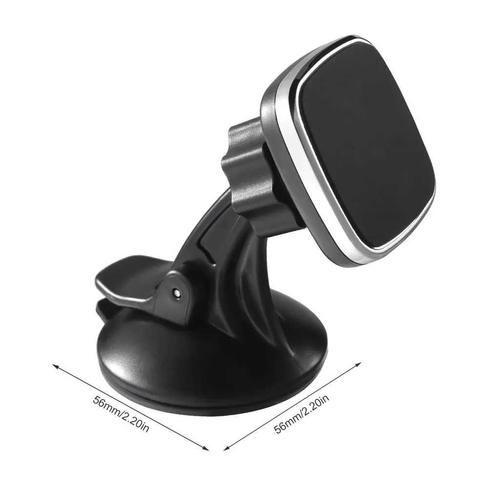 Простой в эксплуатации держатель приборной панели и лобовое стекло Магнитный Универсальный Автомобильный держатель для смартфонов черный