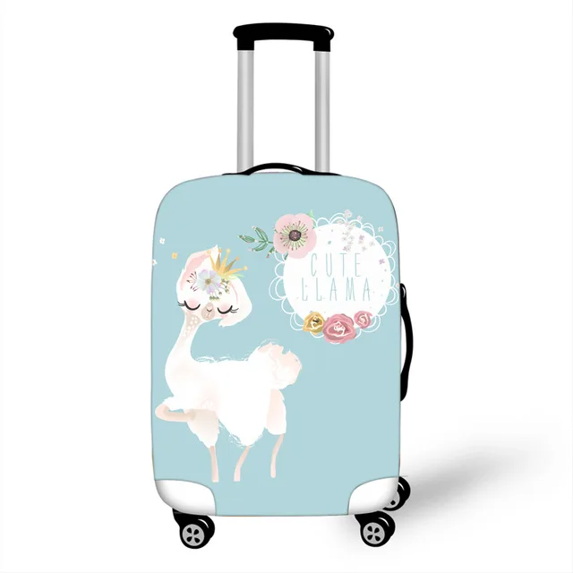 Jackhereluk чемодан из альпаки и ламы, чехол, сумка, милый дизайн Alpacasso, пылезащитные мешки для багажа, модные дорожные аксессуары, чехол - Цвет: HMM872