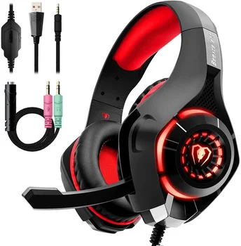 

HG19 RGB Gaming Headphones 3.5MM Plug Earphones Game With Microphone Super Light Headset For Surround Sound Headphones Gamer