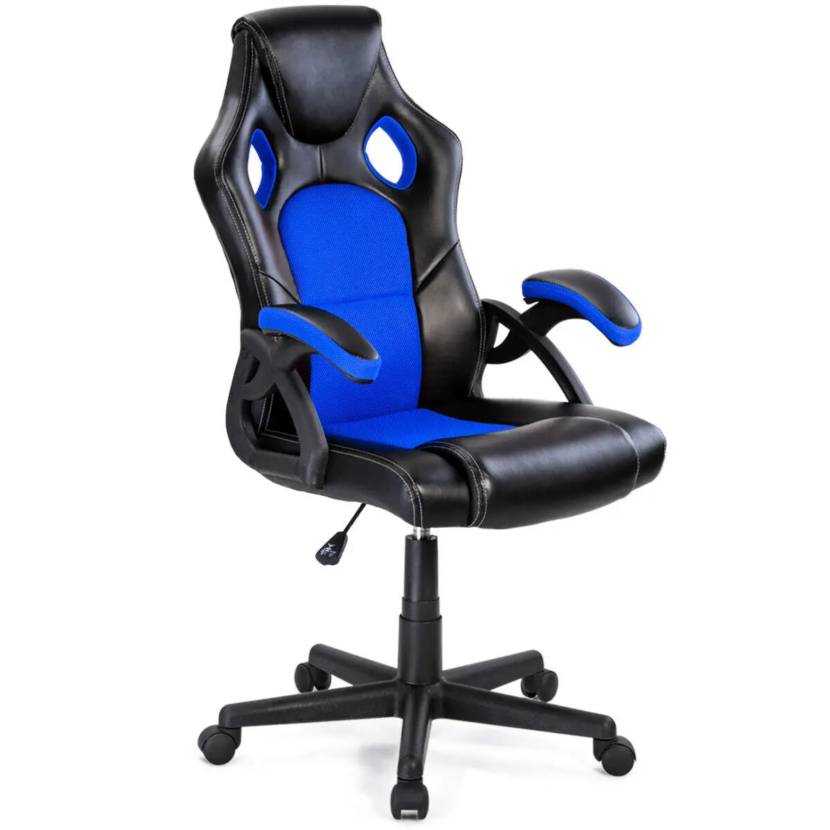 

Costway PU Leather Executive Bucket Seat Racing Style Office Chair Computer Desk Task