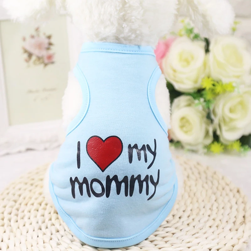Pet Dog Solid Priented Vest Little Medium Dog Cat Spring Summer Clothes Dogs Cats Puppy Kitten Vests Pets Clothing Pets Supplies