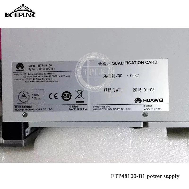 Горячая ETP48100-B1 50A 220/-48V AC к DC Блок питания для волокна дома/Hua wei/Z TE OLT