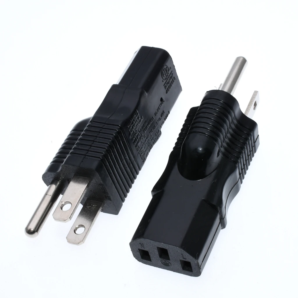 US TO IEC320 C13  ȯ ÷, Nema 5-15P 3  ȯ, IEC320 C13 3 Ȧ-̱ 3  AC   250V10A