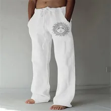 

Mens Casual Baggy Sports Trousers Beach Holiday Yoga Jogging Pants Plus Size Waist Fitness Pants Hip-Hop Streetwear Harajuku Men