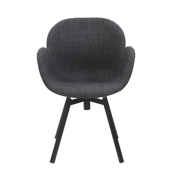 

Nordic swivel chair armrest back dining chair modern simple leisure office negotiation home desk chair