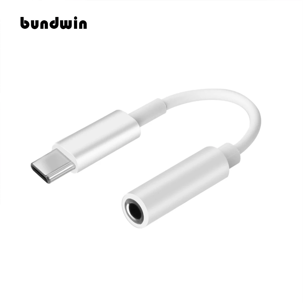 Bundwin Type C Male к 3 5mm Jack Female аудио Aux кабель USB наушники адаптер для Huawei P20 P30