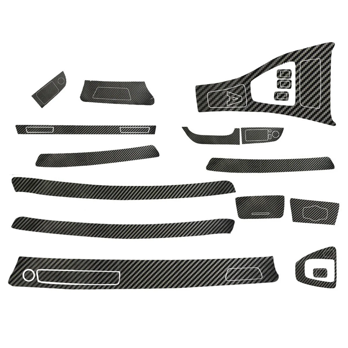 

1 Set Carbon Fiber Pattern Car Stickers For BMW 3 Series E90 2005-2013 Car Decoration Sticker For Left-handed Driving Vehicles