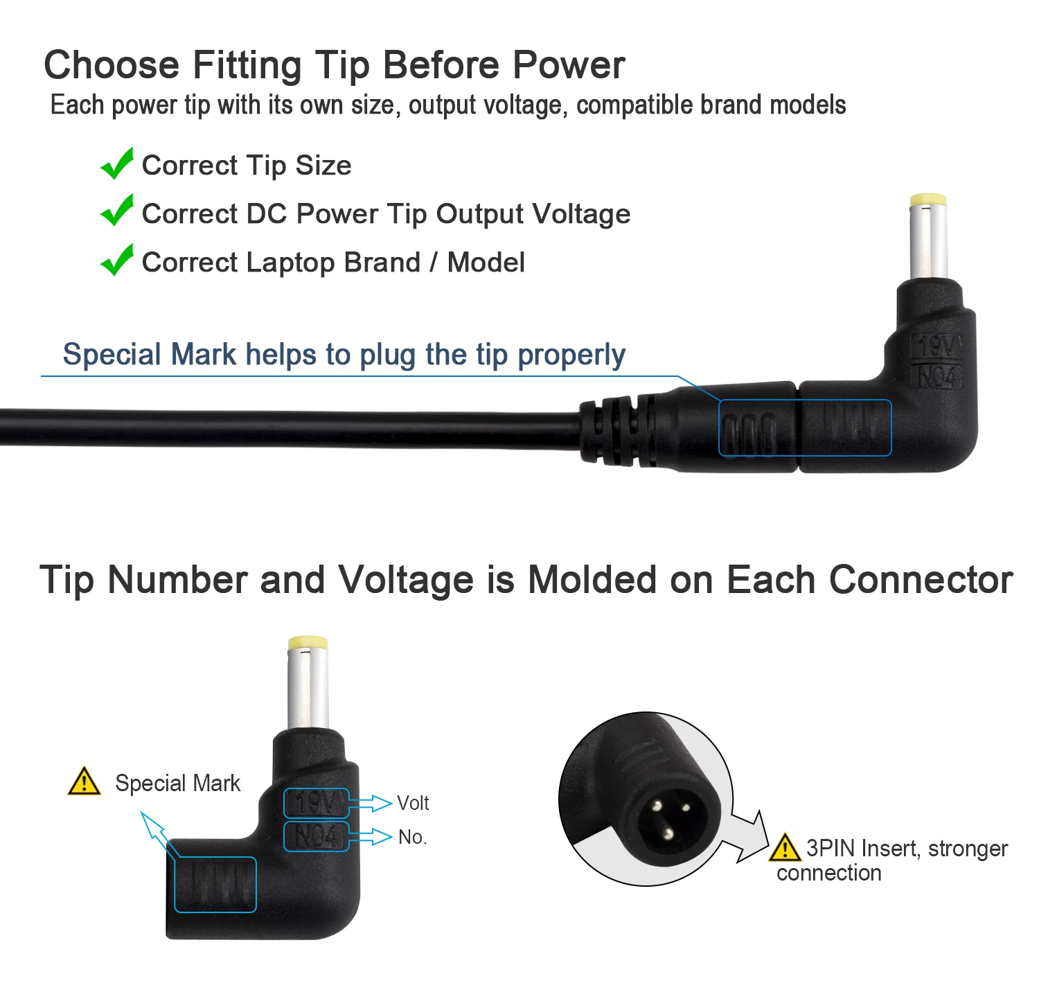 USB 3Pin кабель + C Type PD к 3 контактному кабелю постоянного тока 8 коннекторов N04 N07 N23 N24