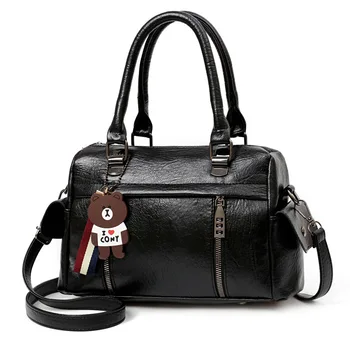 

Vintage PU Leather Women Bags For Women Shoulder Bag Luxury Multi Pockets High Quality Tote Bags Crossbody Bag