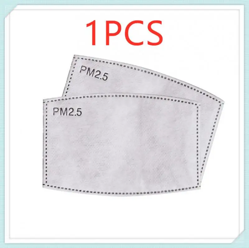 

1PcPM2.5 activated carbon filter children's mask Filter 5-layer protective dust-proof dust-proof lightweight breathable mask