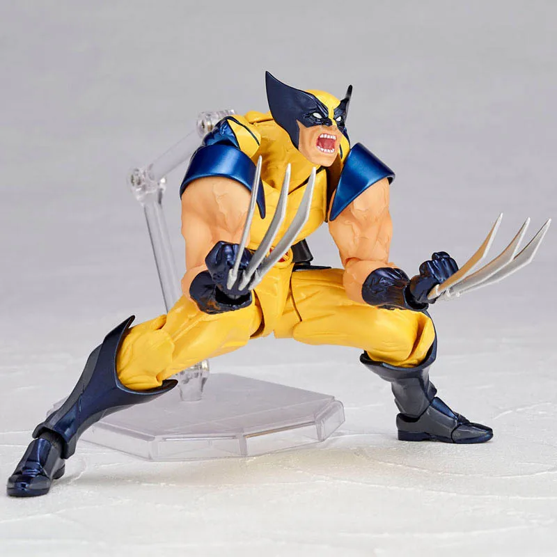 Yamaguchi Revoltech Venom Carnage X-men Росомаха Дэдпул гамбит Магнето Бэтмен Капитан американская Гвен Человек-паук фигурка