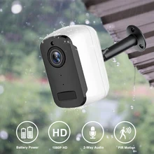 1080P HD WiFi ip-камера для улицы, беспроводная камера безопасности с зарядкой от аккумулятора, аудио камера видеонаблюдения, PIR детектор движения, sd-карта