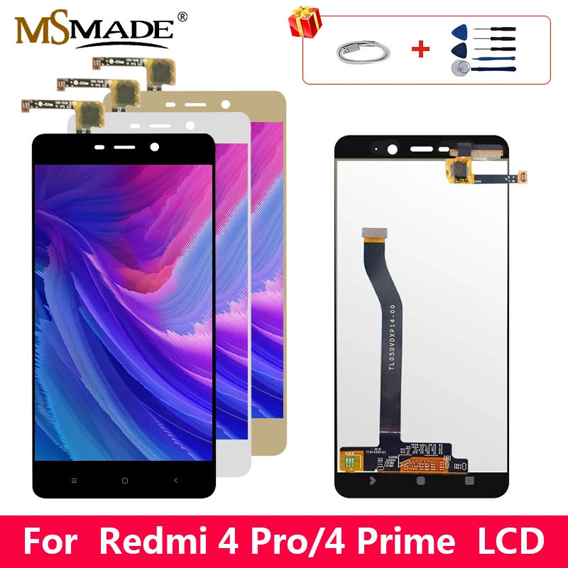 Для Xiaomi Redmi 4 Pro ЖК сенсорный экран дигитайзер дисплей запасные части с рамкой для Redmi 4 Prime дисплей