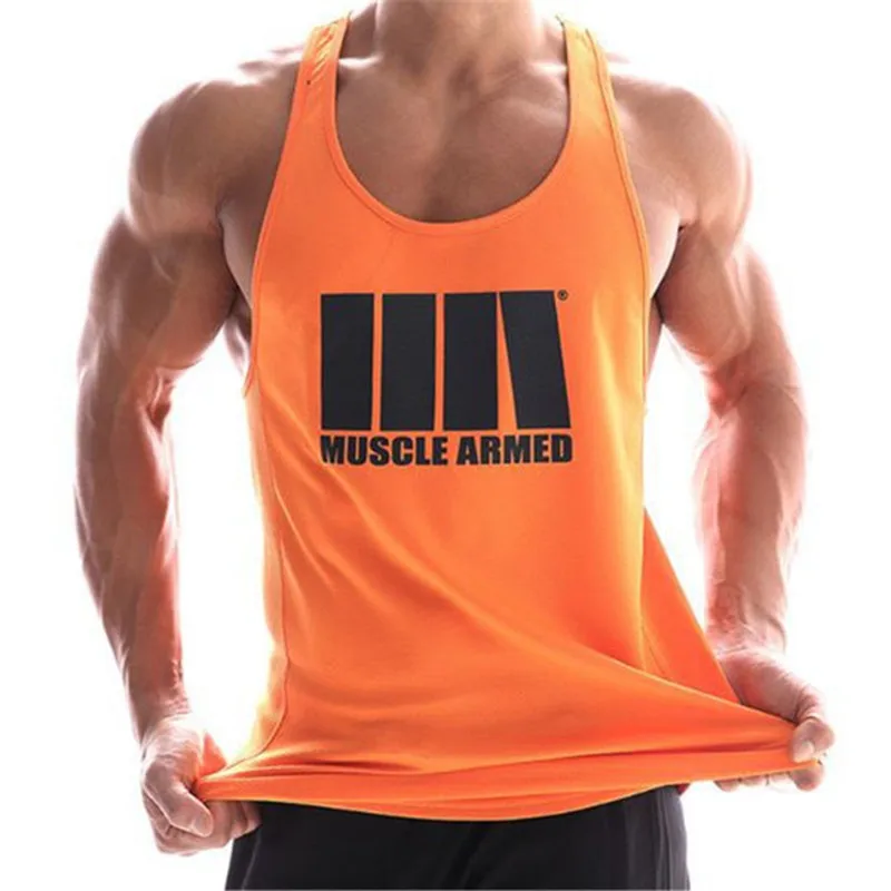 Muscle Armed Men's Gym Workout Tank Top Men's Fitness Apparel, Men's