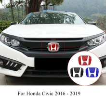 ПММА материал, автомобильная передняя решетка, декоративная эмблема, багажник, 3D значок, наклейки, аксессуары для Honda Civic