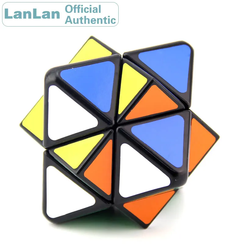 

LanLan 4 Axis 8 Surface Wolf Tooth Star Magic Cube Professional Neo Speed Puzzle Antistress Fidget Educational Toys For Children