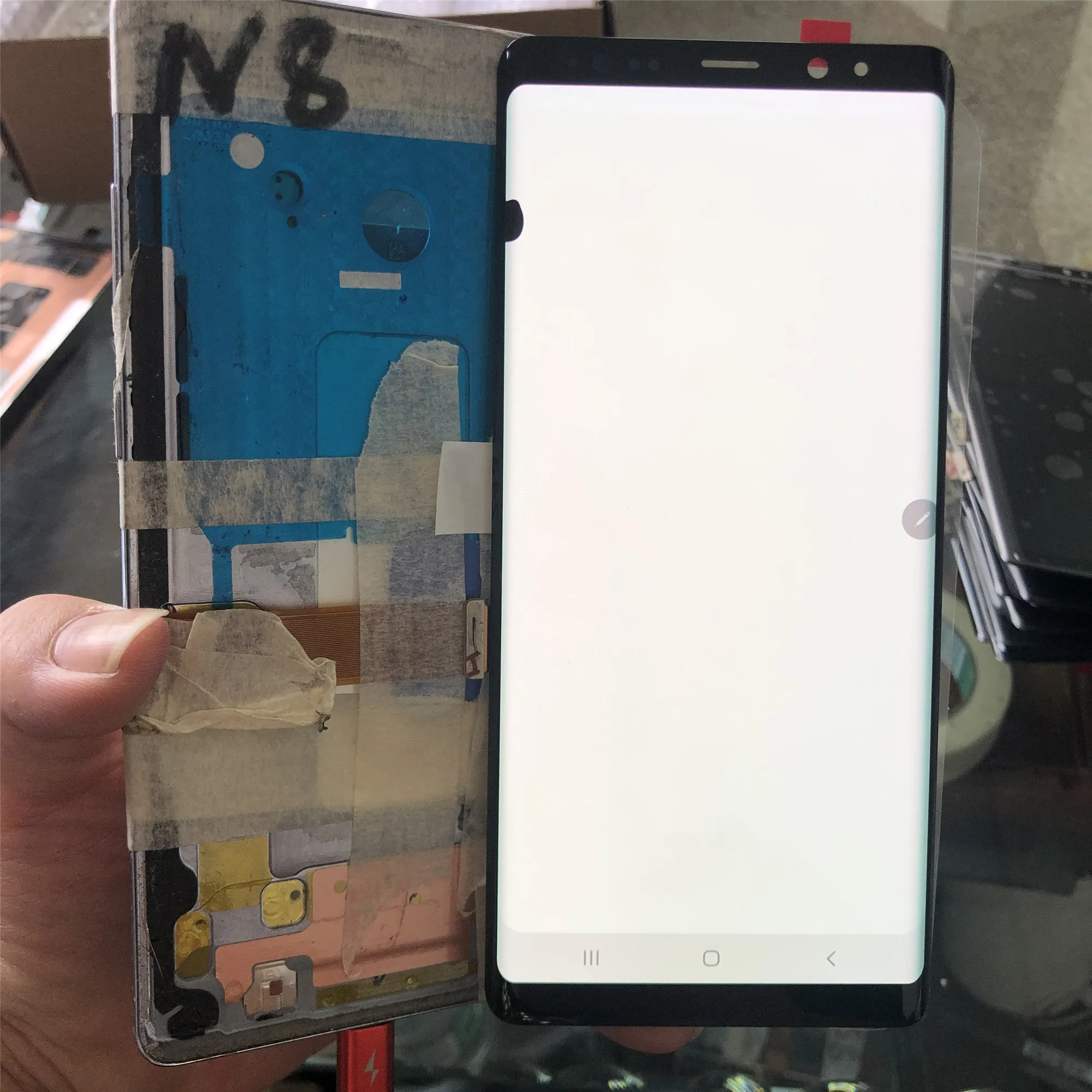 6 3 &quotSUPER Amoled запасная часть для замены процессора изображений ЖК экран с рамкой