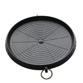 

Korean Round Baking Pan Maifan Stone Barbecue Pan Smokeless Non-stick Barbecue Pan Teppanyaki Household Outdoor Portable Bbq