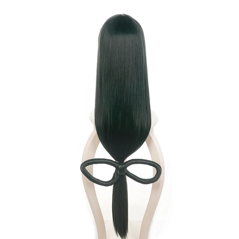 Boku no Hero Academia Tsuyu Asui темно зеленый длинный парик карнавальный костюм My
