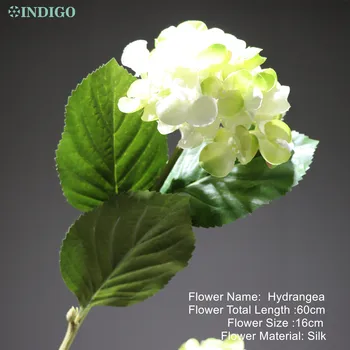 

INDIGO - Green Hydrangea Home Decorative Artificial Flower Wedding Party Event Silk Flower Free Shipping