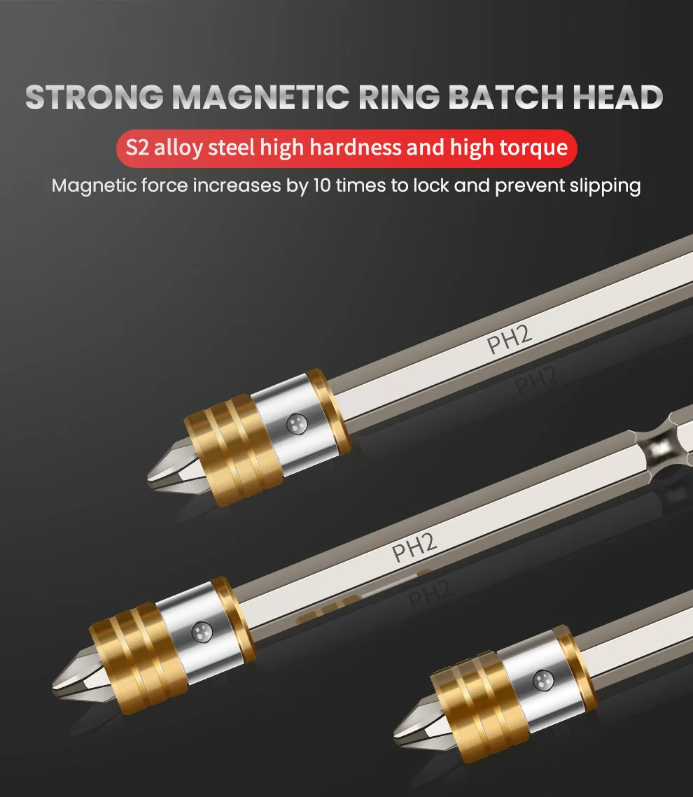 Strong Magnetic Screwdriver Bit Set