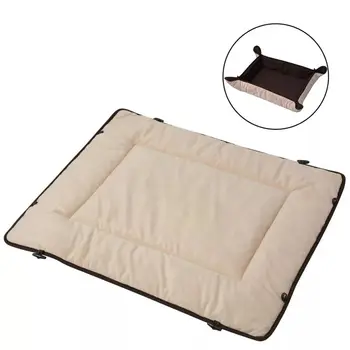 

Dog Bed Dog Mat Brown 65x100cm Indoor Machine Washable Portable Lightweight Versatile All Year Round All Pets Reversible