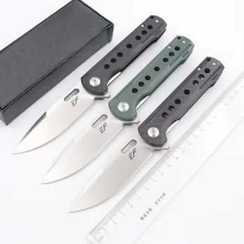 

Eafengrow 1971 D2 Steel G10 ball bearing flipper Folding Utility Camping Hunting Survival Outdoor EDC Tool Kitchen Knife
