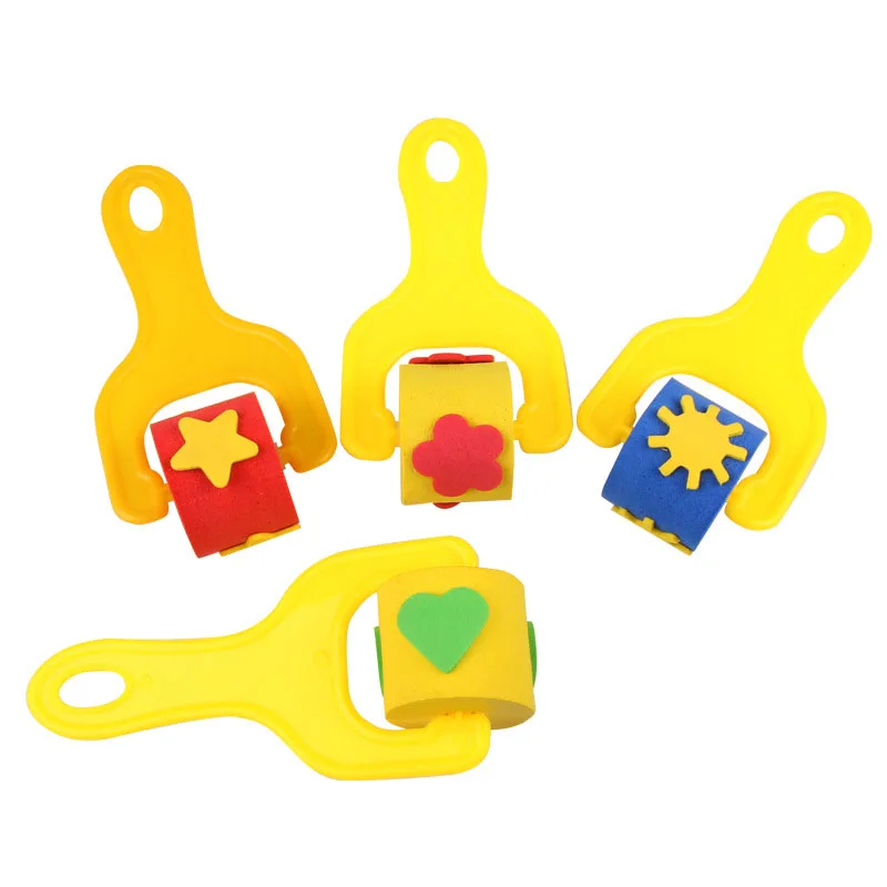 EVA-Flower-Star-House-Rolling-Seal-Stamp-Children-Kids-DIY-Finger-Painting-Drawing-Tool-Preschool-Learning (3)