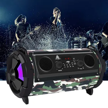 

15W Portable Bluetooth Speaker Wireless Loudspeaker Sound Stereo Music Surround Built-in 2000mAh lithium battery for charging