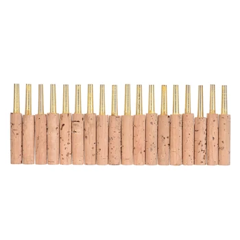 

18pcs/ Pack ammoon 47mm Oboe Reeds Staple Tubes Parts with Plastic Case Woodwind Instrument Accessories