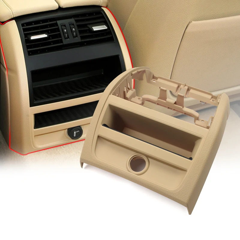 

Car Air Conditioner Rear Center Console Air Outlet Frame Trim Cover For BMW 5 Series F10 F11 F18 523i 525i 528i 530i 2010-2017