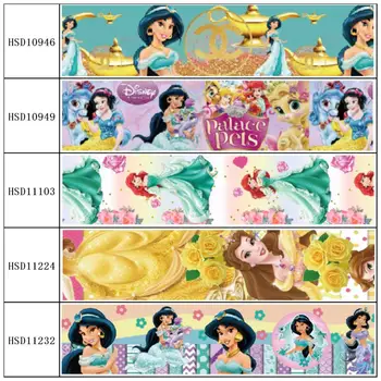 

HSDCraft Free shipping 25MM 38MM 75MM Heat Transfer Printed Grosgrain ribbon for diy hair bow