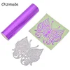 Chzimade 4Rolls/lot 5M Hot Stamping Foil Paper Holographic Heat Transfer Vinyl Film For Clothing Diy Handmade Crafts ► Photo 3/3