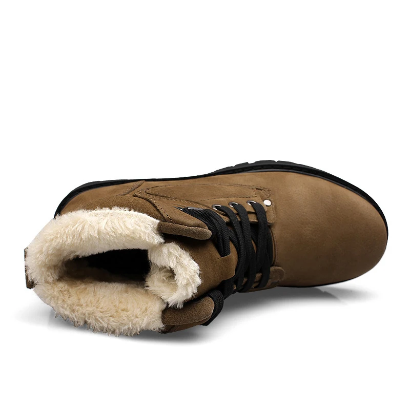 Зимние мужские ботинки Dr martins из натуральной кожи; Dr. Martens botas hombre Botines Bota Masculina; безопасная зимняя обувь; рабочие ботинки