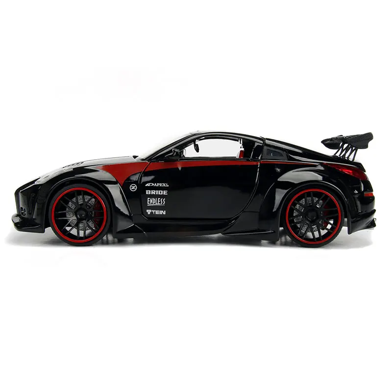 JADA 1/24 масштабная модель автомобиля игрушки JDM тюнеры TOYOTA FT-1 концепция суперкар литая металлическая модель автомобиля игрушка для подарка, детей, коллекция - Цвет: NISSAN 350Z