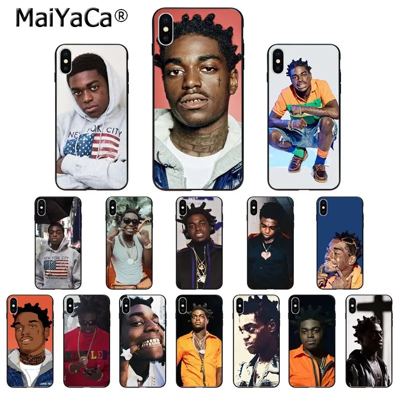 FHNBLJ Kodak Black Rapper High Quality Silicone Phone Case for iPhone 11 pro XS MAX 8 7 6 6S Plus X 5 5S SE XR SE2020