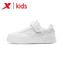 Xtep/кожаная обувь для скейтбординга для мальчиков; Детские Зимние теплые кроссовки; дышащая обувь; Студенческая обувь; 681415319361