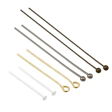 XINYAO 100/шт. Заколки для головы, булавка для глаз, ювелирное изделие, ожерелье, очаровательные серьги для изготовления ювелирных изделий, DIY аксессуары, шариковые плоские шпильки, иглы