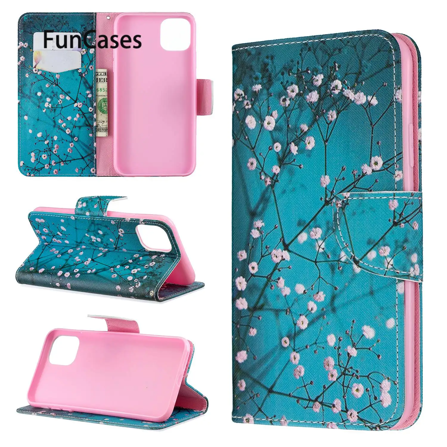Covers Silicon For hoesje iPhone 11 Pro Max Butterfly Back sFor Casa para 6.5&quot 2019 PU Leather Book Case | Мобильные телефоны и
