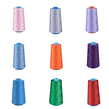 

3000 Yards High Speed Sewing Thread Polyester Sewing Thread Type Manual Line Embroidery Thread flat car sewing machine line
