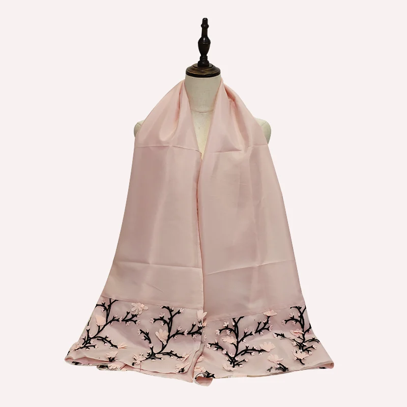 Шифоновая абайя Макси хиджаб шарф Мусульманский тюрбан Hijabs Foulard Femme Абая для женщин Hoofddoek Moslima платок тюрбаны - Цвет: light pink